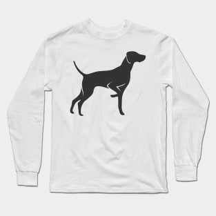 black dog Long Sleeve T-Shirt